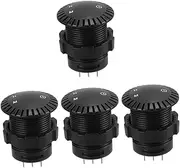 4pcs Car LED Clock Desk Clock Digital Auto Mini Clock Auto Clock Car Dashboard Clock Dashboard Clock for Car Small Digital Clock Car Clocks for Dash Vehicle Digital Clock Black