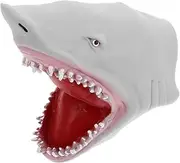 Sosoport Interactive Shark Hand Puppet TPR Shark Puppet for Storytelling Role Play Soft Animal Puppet for Parties Creative Play Imaginative Storytelling