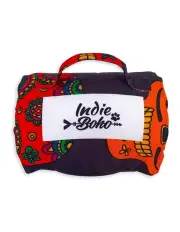 [Indie Boho Pets] Mexican Skulls Travel Mat