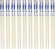 TEAONE Disposable Chopsticks, 30 Pairs Natural Bamboo Chopsticks for Japanese, Thai, Chinese Dishes, Asian Food (Individually Packaged)