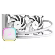 Corsair iCUE H100i RGB Elite Liquid CPU Cooler - White (CW-9060078-WW)