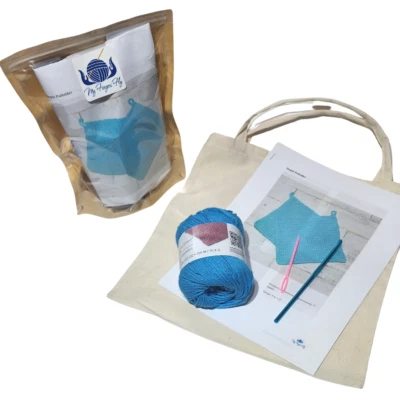 Beginner Crochet Kit - Learn to Crochet a Potholder
