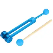 136.1HZ Aluminum Alloy Tuning Fork Wood Hammer Ball Sound Healing Therapy To HR6