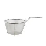 Stainless Steel Frying Strainer Sieve Fine Mesh Deep Fry Chip Fryer Basket