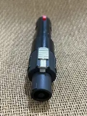 1pc speakon male to 1/4" inch 6.35mm mono tr socket adapter connector with lock