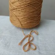 Red Eri Spun Silk Yarn,-Premium Quality - 1kg
