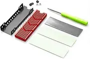 Byttlerom M.2Pro 2280 NVMe Heatsink M.2Pro SSD Heatsink Thermal Pad Aluminum Heat Dissipation Band Thermal Pad for M2 2280 Ssd A