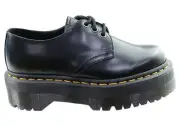 Dr Martens 1461 Quad Polished Smooth Lace Up Comfortable Unisex Shoes - ModeShoe