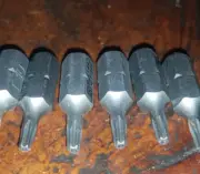 100x T10 15 T20 25 27 30 40 45 central security hole Torque Torx bit Screwdriver