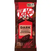 Kit Kat Dark Chocolate Cocoa From Ecuador & Cote D'ivoire Block 160g x 12