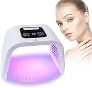 7 Color LED Photon Machine, FAZJEUNE PDT Portable Face Light Therapy Mask Skin Rejuvenation Mask Skin Tightening Machine Beauty SPA Salon Face Lift Device Anti-aging Remove Wrinkle