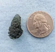 Moldavite grade A 2.12 grams Czech Republic certificate of authenticity