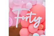 Ginger Ray: 40th Birthday Balloon Arch Sign