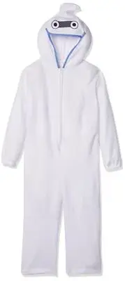 YoKai Watch Whisper Costume Jumpsuit w/Attached Tail White Child Size M 8-10