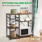 Kitchen Bakers Storage Shelf Microwave Oven Stand Rack Utility Cabinet Table