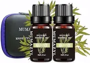 Cajeput Essential Oil Organic Plant Natural Pure Cajeput Oil for Diffuser,Cleaning,Home,Bedroom,Perfumes,Humidifier,Soap,Candles 2 Pack 10ml