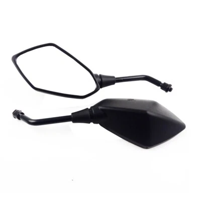 Electric car scooter reversing mirror with streamlined design white glass