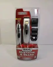 Wahl Mustache & Beard Battery Trimmer Combo Kit 05606-420