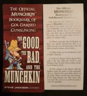 Munchkin Bookmark of Gol-Darned Gunslinging: The Good, the Bad, and the Munchkin
