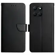 For Honor X6a 4g Cow Leather Scratch Proof Phone Cover Stand Wallet Phone Case