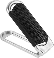 Beatifufu Compact Folding Mirror Hair Brush Travel Size Brush for Women for Handbag Styling Tools Silver