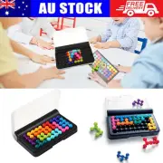 Kids Smart IQ Game Puzzler Pro Compact Board Game Puzzle 120 3D Challenges Gifts