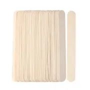 Beaupretty 50pcs Hair Removal Wooden Wax Applicator Sticks Wax Spatula Tongue