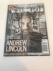WALKING DEAD OFFICIAL MAGAZINE - ANDREW LINCOLN - RICK GRIMES COVER #4
