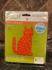 ACCUQUILT GO FABRIC CUTTING DIE CALICO CAT #55065 NEW