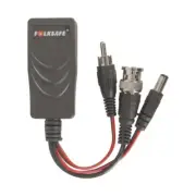 NEW BNC/RCA/Power to Cat5e/6 AHD Video Balun Kit QC3669