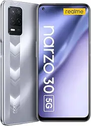 [realme] Narzo 30 Dual-SIM 128GB ROM + 4GB RAM (GSM Only | No CDMA) Factory Unlocked Android 5G Smartphone (Racing Silver) - International Version