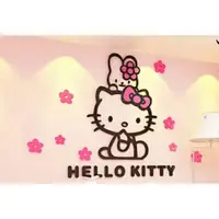 在飛比找蝦皮購物優惠-3D立體 kitty壁貼