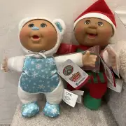 Cabbage Patch Kids Doll Holiday Helpers Tinsley Holiday & Faith Polar Bear NWT