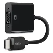 Belkin HDMI to VGA Adapter with Micro-USB Power 9.8" Black AV10170BT