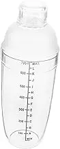 BESTOYARD 700ml Leakproof Cocktail Shaker Scale Hand Shake Cup for Mixers Bar Milk Tea Heat Cold Resistant