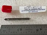 #0 Solid Carbide Combination Drill and Countersink, New, HTC, USA