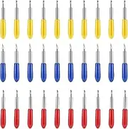 30PCS Cutting Blades for Cricut Maker,Plotter Blades Deep Cut Blade Fine Point Blades Cricut Blades Replacement for Explore Air 2 Cutting Blades Replacement Blades for 30,45,60 Degree Cutting Machines
