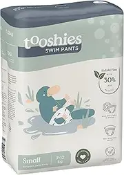 [Tooshies] Eco Swim Pants | Size Small 7 - 12 kgs | Hybrid film with 30% Less Plastic | No Swell | Pull Up and tear off | Platypus Print | Unisex | 10pk