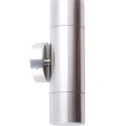 CLA Lighting GU10 Exterior Wall Pillar Up/Down Spot Light (316 Stainless Steel) IP65