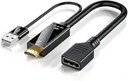 Compatible Male to Displayport Female Converter Cable 4K@60Hz -Compatible to DP Converter Adapter Cable