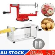 Stainless Steel Potato Twister Tornado Slicer Cutter Apple Peeler Spiral Machine