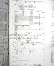 1993 Ford Ranger Fold Out Electrical Wiring Diagrams Original