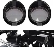 Visor Style Turn Signals Light Covers Indicators Lens, for Harley, Touring FLHX Sportster Softail Dyna Gloss Black Motorbike Signal Lamp Shell