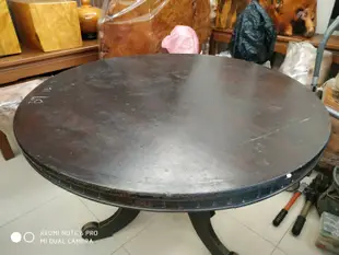 台灣檜木圓桌板、直徑121公分、無拼接一整塊(黃檜、紅檜、原木)