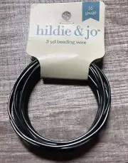 Hilde & Jo Black Beading Craft Wire 16-Gauge 3 Yds