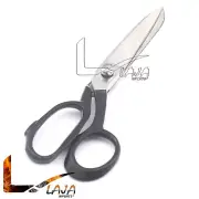 HEAVY DUTY 10" UPHOLSTERY TAILORS SCISSORS FABRIC DRESSMAKING CLOTHING BLACK