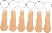SECFOU 6pcs Keychain Shopping Trolley Tokens Portable Coin Holder Key Ring for Grocery Cart Unlocking Lightweight and Multifunctional Trolley Cart Token for Daily Use
