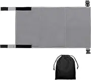 Airplane Footrest for Kids, Lightweight Foldable Toddler Airplane Seat Extender, Portable Toddler Travel Bed, Kids Travel Bed Must Haves (Grey)