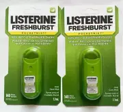 2 Pack- Listerine Freshburst Oral Care Pocket Mist, 140 Mists Sprays each, 7.7ml