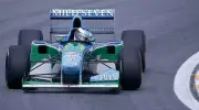 Michael Schumacher Benetton-Ford Team at the Brazilian Grand Prix - Old Photo